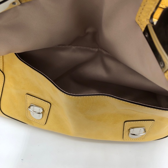 Coach Poppy Leather Pushlock Satchel SUNFLOWER ๐ป - Picture 6 of 7